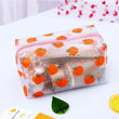 PURDORED 1 Pc Girl Clear Cosmetic Bag PVC Transparent Makeup Bag for Women Waterproof Zipper Beauty Case Travel  Toiletry Bags