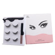 3 Pairs Eyelash Magnetic Eyeliner Set Full Strip Eye Lashes Magnetic Kit with Eyeliners &amp; Tweezers Soft Makeup Tools