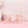 PURDORED 1 Pc Girl Clear Cosmetic Bag PVC Transparent Makeup Bag for Women Waterproof Zipper Beauty Case Travel  Toiletry Bags