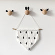 Children&#39;s Room Decoration Wooden Coat Hook Cartoon Animal Head Wall Hooks Kindergarten Baby Newborn Gift Deer/bear/rabbit