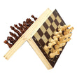 Foldable Wood Magnetic Chess Board Set Board Game Storage Box for Kids Adults Travel Set Chess Pieces Toys 24/29/34/39 cm