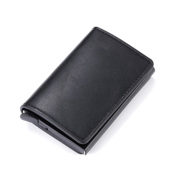 Custom Name Wallet 2023 New Man Wallet Card Holder Smart Wallet Business Card Holder Rfid Wallet Aluminum Box Credit Card Holder