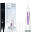 Fairywill Water Flossers for Teeth 300ML Oral Irrigator Rechargeable Portable Dental 3 Modes Water Tank Waterproof Teeth Cleaner