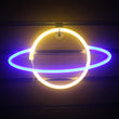 Planet LED Lights Neon Light Sign Bedroom Decor Neon Sign Night Lamp for Rooms Wall Art Bar Party USB or Battery Powered