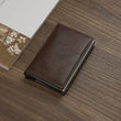 Customized Wallet Credit Card Holder Men Gifts Purse RFID Aluminium Box Bank Card Holder Vintage Leather Wallet with Money Clips