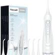 Fairywill Water Flossers for Teeth 300ML Oral Irrigator Rechargeable Portable Dental 3 Modes Water Tank Waterproof Teeth Cleaner