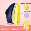 Memory Foam Seat Cushion Orthopedic Pillow Coccyx Office Chair Cushion Support Waist Back Pillow Car Seat Hip Massage Pad Sets