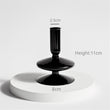 Creative Hydroponic Glass black candlestick glass vase candle stand Desktop Decor Home Decoration Art Nordic Home