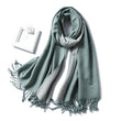 Winter Cashmere Scarf Women Thick Warm Shawls Wraps Lady Solid Scarves Fashion Tassels Pashmina Blanket Quality Foulard 2022 New