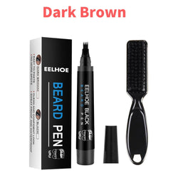 Beard Brush Filler Pencil Enhancer Lasting Thicker Moustache Shaping Tool Waterproof Beard Pen And Beard Brush