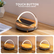 Multifuction Wireless Charger Bluetooth Speaker for IPhone 13 14 Wooden Table Lamp High Power Charging Light Speaker Bluetooth