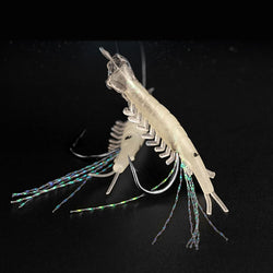 10bags New Sabiki Soft Fishing Lure Rigs Luminous Shrimp Bait Jigs Lure soft lure Worn Fake lure