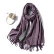 Winter Cashmere Scarf Women Thick Warm Shawls Wraps Lady Solid Scarves Fashion Tassels Pashmina Blanket Quality Foulard 2022 New