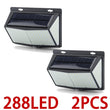 468 LED Solar Light Human Body Sensor 288 Solar Lamp IP65 Outdoor Light automatic adjust brightness Garden Street Light