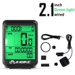 INBIKE Waterproof Bicycle Wireless And Wired MTB Bike Cycling Odometer Stopwatch Speedometer Watch LED Digital Rate