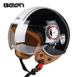 Capacete BEON 110B Motorcycle Scooter Helmet beon open face 3/4 motorbike jet vintage retro helmets Casco ECE Certification