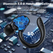 New TWS  Bluetooth  Earphones With Mic, Sport Ear Hook Wireless Headphones ，Stereo Waterproof Headsets Compatible Xiaomi  Phone