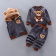 Fashion Baby Boys Clothes Autumn Winter Warm Baby Girls Clothes Kids 3pcs Outfits Suit Newborn Baby Clothes Infant Clothing Sets