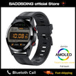 2023 New 454*454 Screen Smart Watch Always Display The Time Bluetooth Call Local Music Smartwatch For Mens Android TWS Earphones