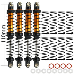 Metal 70mm 80mm 90mm 100mm 110mm 120mm Shock Absorber Oil Damper for 1/10 RC Crawler Car Axial SCX10  AXI03007 RBX10 D90 TRX4