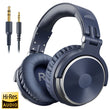 Oneodio Studio DJ Headphones With Microphone Stereo Deep Bass Over Ear Headphone With 3.5/6.3mm Jack for Monitoring Recording