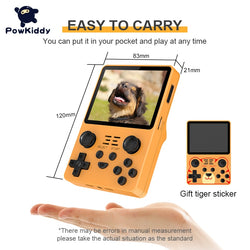 POWKIDDY New RGB20S Handheld Game Console Retro Open Source System RK3326 3.5-Inch 4:3 IPS Screen Children's Gifts