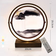 LED art decompression quicksand painting hourglass decoration 360 degree rotation unique decorative sand painting