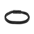 Herren klassische silberne Farbe Edelstahl geflochtenes Armband Metall Magnet verschluss Mode Armband für Männer