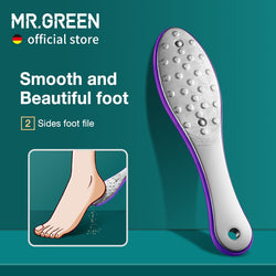 MR.GREEN Pedicure Foot Care Tools Foot File Rasps Callus Dead Foot Skin Care Remover Sets Stainless Steel Professional Two Sides