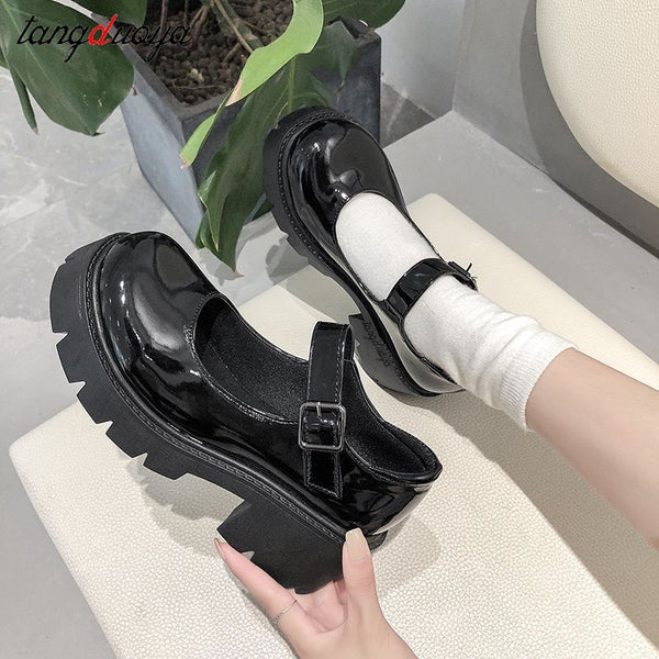 Women heels Shoes mary janes Pumps platform Lolita shoes on heels Women&#39;s Japanese Style Vintage Girls High Heel shoes for women