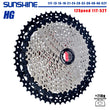 SUNSHINE Bicycle Cassette 8/9/10/11/12Speed Freewheel 32/36T/40T/42T/46T/50T/52T Sprocket HG Structure Flywheel For SHIMANO/SRAM