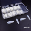 RIKONKA 100/500pcs/Bag False Ballerina Natural/Transparent Coffin Fake Nails Manicure Nails for Extension&amp;Protection Nail Art