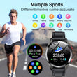 2023 New 454*454 Screen Smart Watch Always Display The Time Bluetooth Call Local Music Smartwatch For Mens Android TWS Earphones