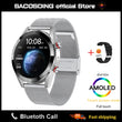 2023 New 454*454 Screen Smart Watch Always Display The Time Bluetooth Call Local Music Smartwatch For Mens Android TWS Earphones