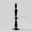 Creative Hydroponic Glass black candlestick glass vase candle stand Desktop Decor Home Decoration Art Nordic Home