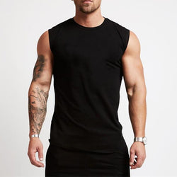 2020 Gym Workout Sleeveless Shirt Tank Top Men Bodybuilding Clothing Fitness Mens Sportwear Vests Muscle Men Tank Tops