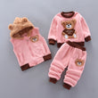 Fashion Baby Boys Clothes Autumn Winter Warm Baby Girls Clothes Kids 3pcs Outfits Suit Newborn Baby Clothes Infant Clothing Sets