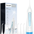 Fairywill Water Flossers for Teeth 300ML Oral Irrigator Rechargeable Portable Dental 3 Modes Water Tank Waterproof Teeth Cleaner