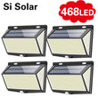 468 LED Solar Light Human Body Sensor 288 Solar Lamp IP65 Outdoor Light automatic adjust brightness Garden Street Light