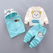 Fashion Baby Boys Clothes Autumn Winter Warm Baby Girls Clothes Kids 3pcs Outfits Suit Newborn Baby Clothes Infant Clothing Sets