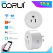 CORUI 10A US WiFi TUYA Smart Plug Socket Remote Control Home Appliances Smart Living Works With Alexa Google Home No Hub