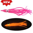 20-pieces Luminous Squid Skirts Soft Lure pesca 5cm/9cm/11cm Night Fishing Lure Octopus Glow Rubber Artificial Bait for Tuna Sai