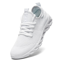 Men's Casual Sport Shoes Light Sneakers White Outdoor Breathable Mesh Fashion Black Running Shoes Athletic Jogging Tennis Shoes