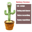 120 Songs Dancing cactus Tulip Dancer Toy Speaker Repeat Say Talk talking Baby Stuffed Plush plushie Toy children&#39;s toy for girl