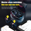 New TWS  Bluetooth  Earphones With Mic, Sport Ear Hook Wireless Headphones ，Stereo Waterproof Headsets Compatible Xiaomi  Phone