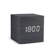 Alarm Clock LED Wooden Watch Table Voice Control Digital Wood Despertador USB/AAA Powered Desktop Clocks