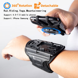 Removable Rotating Sports Phone Wristband Running Wrist Bag Generation Driving Takeaway Navigation Arm Bag Fitness Cycling Trave