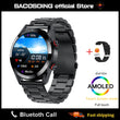 2023 New 454*454 Screen Smart Watch Always Display The Time Bluetooth Call Local Music Smartwatch For Mens Android TWS Earphones