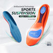 New Sports Elasticity Insoles For Shoes Sole Technology Shock Absorption Breathable Running Insoles For Feet Orthopedic insoles