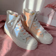 Women&#39;s Color Changing Canvas Shoes Trendy Fashion Versatile Low-top Lace-up Boarding Shoes Cute Fairy Colorful  Kawaii Sneakers